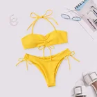 Beachwear 2021 Sexy Womans Swimsuits Bulk New Bikini Beachwear Ladies Bra Bikini Set Thong Swimsuit