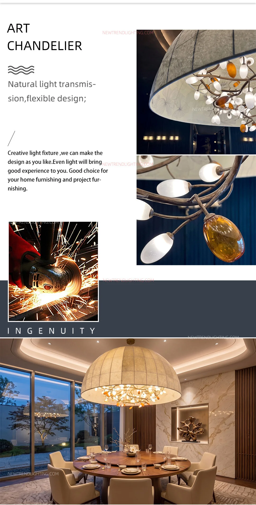 cpl 525 custom sculptural led chandelier oversized bespoke statement lighting manufacturer for luxury hotels restaurants-1
