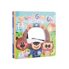Colorful Standard Kids Board Book High Quality Colorful Color Printing Mirror Baby Activity Book