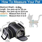 Pet Cages Carriers Airline Approved Expandable Foldable Bags 2021 Hot Sale Grey Mesh Pet Travel Carrier