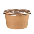 Bowl Round Customized Waterproof Paper Bowl Disposable Takeaway Packaging Paper Bowl Round Paper Bowl