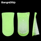 Pink Gray Bangni Pink Blue Gray Green Purple Man Woman 2 3.5 5 6.5cm GEL Half Height Increase Insoles