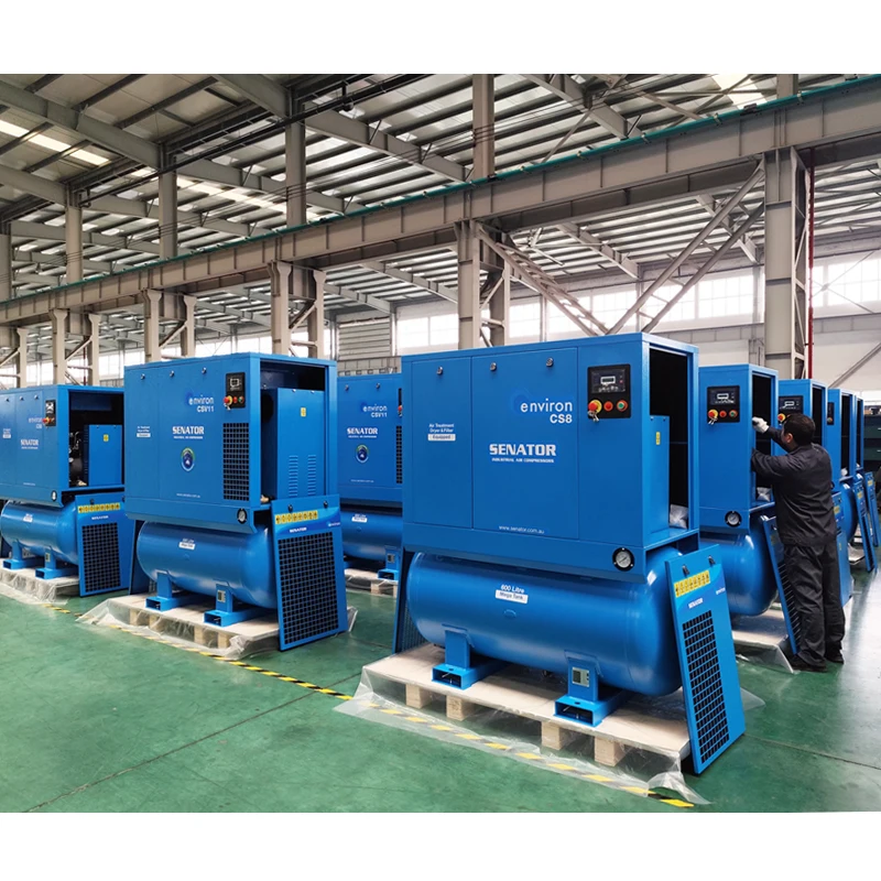 Hongwuhuan  CS8-8  7.5kw  Single stage Screw Air Compressor with tank super quality air  in China