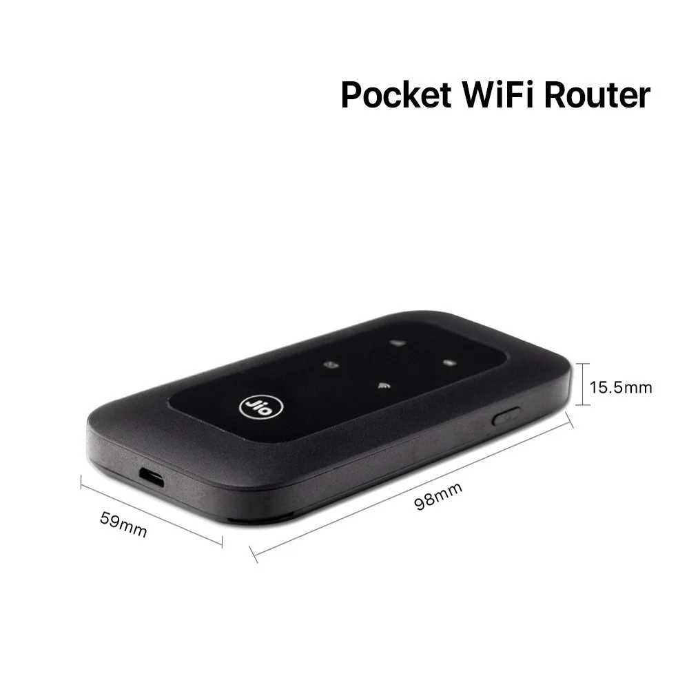 Hot Selling Jio WiFi Device Pocket WiFi Box B1 B3 B5 B7 B8 B20 B38 B40 B41 Wireless Unlocked 4G SIM Router