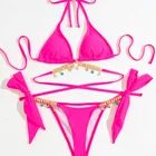 Custom Made Beach Bikini Sexy Swimsuit Women's New Split Quick Drying Hot Spring Swimsuit