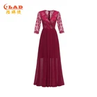 Shoulder Evening Dress Wholesale Spring Women Ladies V-Neck Shoulder Party Maxi Sequin Evening Dress