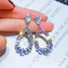 Earrings 2020 Wholesale Fashion Earrings Women Jewelry Crystal Stone Earrings Drop Water