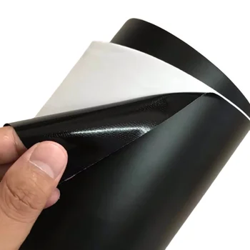 Easy Installation Self Adhesive Matte Black Automotive vehicle decoration Sticker Vinyl Wrap with 30m