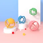 Baby Toy Wholesale Eco Friendly Bpa Free Molar Instrument Baby Silicone Teether Toy Baby Teether Chewing Ball