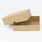 Paper Box Huge Capacity Storage Paper Cardboard Gift Box With Lid And Tray Beige Matt Burleywood Color Feel