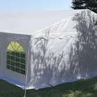 Steel Tent Outdoor Party Tent 6X6M Galvanized Steel Pipe Outdoor Party Tent With Removable Sidewalls White Banquet Tent