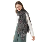 Design Scarf New Design Classic Pattern Spring Polyester Scarf For Women Stylish
