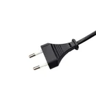 Ac Cable Flat Ac Euro Extension Cable Flat Pc Black Schuko Connector Europe 2pin Plug Power Extention Socket