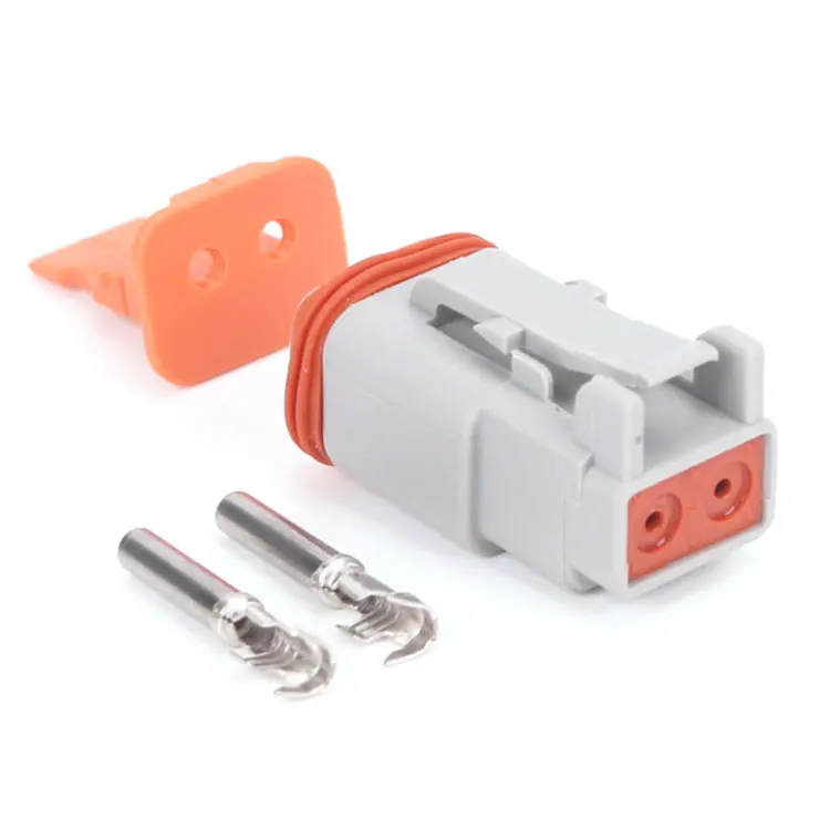 Deutsch Dt Plug 2p 3p 4p 6p 8p 12p Sealed Gray Female Auto Waterproof  Connector Kit With Terminal 22-16awg - Buy Deutsch Connector,Dt 2 Connector, Deutsch Male Female Plug Product on Alibaba.com