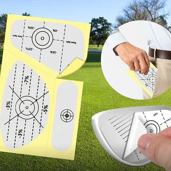 Custom Logo Golf Impact Tape Labels Self-Teaching Sweet Spot And Consistency Analysis Golf Impact Tape Seticek Set