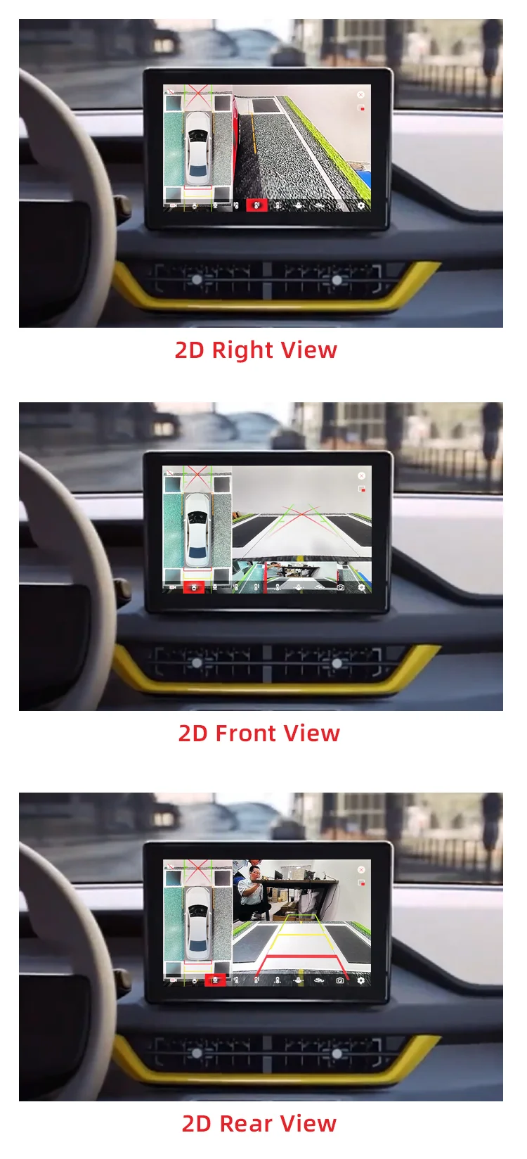 Wemaer Android + Original Dual System Decoder Intelligent 3D AVM 360 Degree Car Cameras Module for Vinfast VF3 Screen Upgrade manufacture