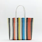 Plastic Tote Bag 2021 Mexican Recycled Woven Bag Handwoven Recycled Plastic Tote