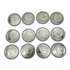 Hot Selling Silver Souvenirs Custom Customized Metal Crafts Souvenir Coins Commemorative Coin For Gifts