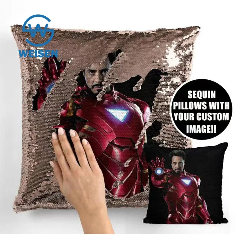 custom sequin pillow case