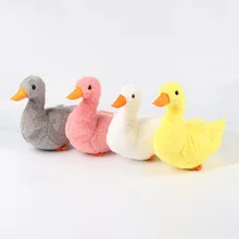 Unisex Lovely Yellow Pink Soft Cute Pillows Plush Doll Ducks Stuffed Animal Plush Toys Cute Simulated Duck Pillow Doll