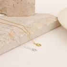 Oval Oval Chris April Fine Jewelry 925 Sterling Silver Twist Oval Mirror Pendant Necklace