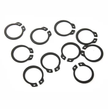 Hot Sale JINGHONG Carbon Steel DIN 471 C Type Snap Rings External Retaining Circlip with Spherical Washer Plain Finish factory