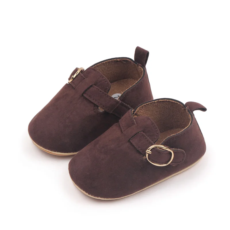 Unisex Soft PU Sude Material Anti-slip Baby Boy Shoes Toddler Newborn Girl Shoes details