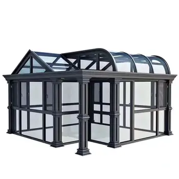Hot selling in China all season sun room glass house