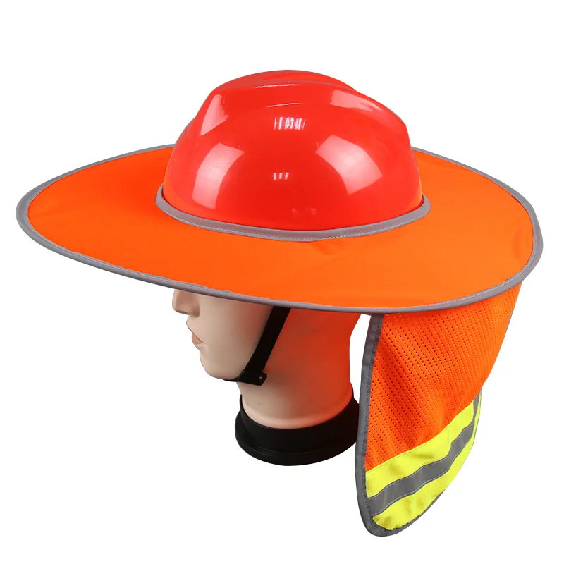 neck sun shield for hard hats