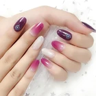 Nail Art Sticker Hot Sale Nail Jel Strips 22 Fingers Pack Nail Polish Strips Nail Art Sticker