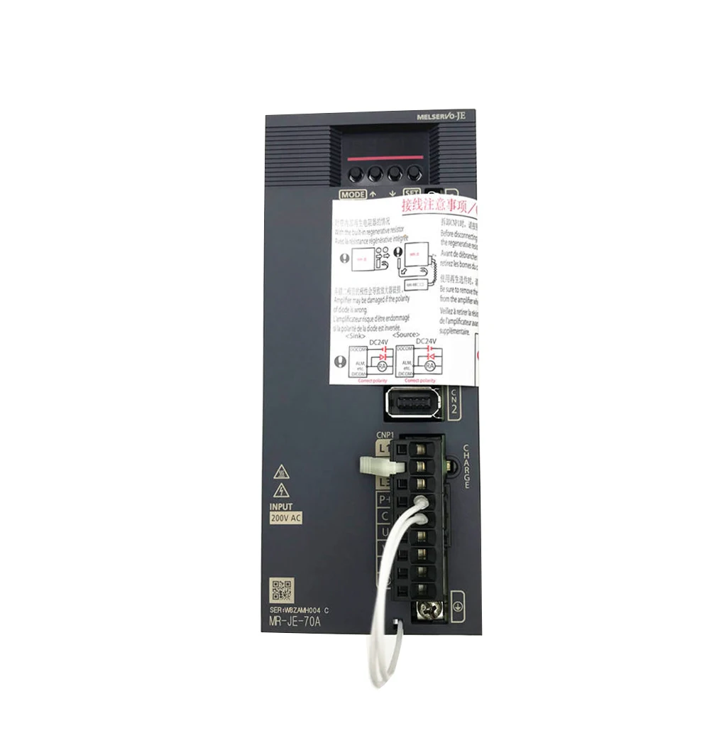new original mr je 70a mr je series 075kw servo amplifier it delivers precise speed and position control features easy operation -1