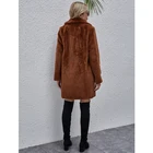Coat Fashion Autumn Winter Women Warm Faux Fur Coat Jacket Coat