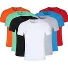 Shirt 100% Cotton Oem Logo To Sell Printing Shirt For Men 8 Colors Plain Blank Custom T Shirt