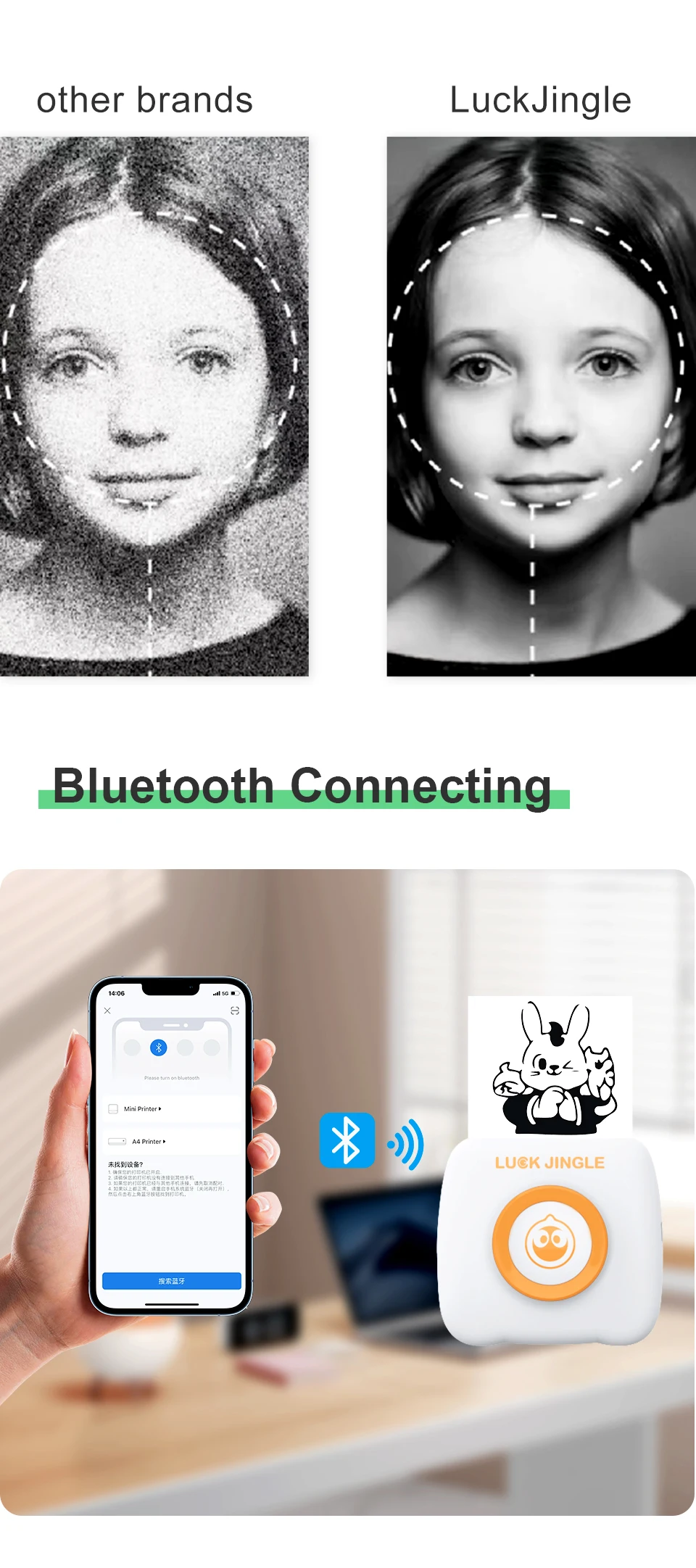 Mini Pocket Green Label Sticker Printer Machine Water Bottle Label Printer Mini Adhesive Label Printer supplier