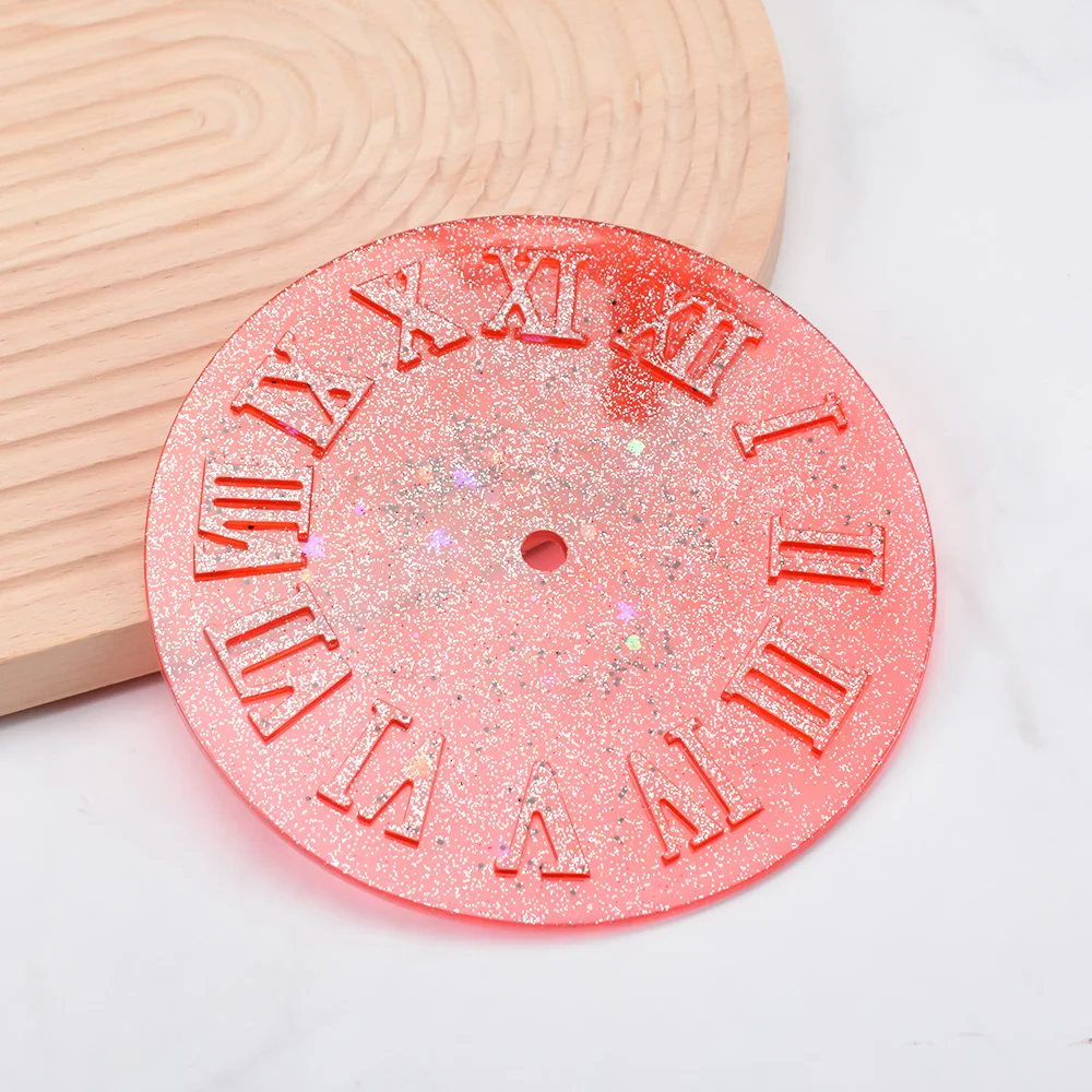 Hot Selling Products Fun DIY Handmaking Tools Silicone Clock Mold Silicone Roman Clock Mold