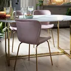 Table Modern Hot Sale Gold Round Marble Top Dining Table