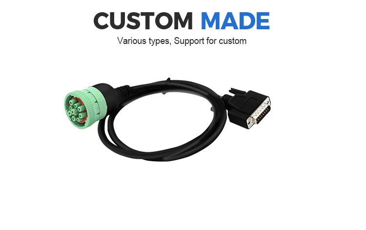 product custom j1939 db16 pin female cable harness with 1 year warranty-4