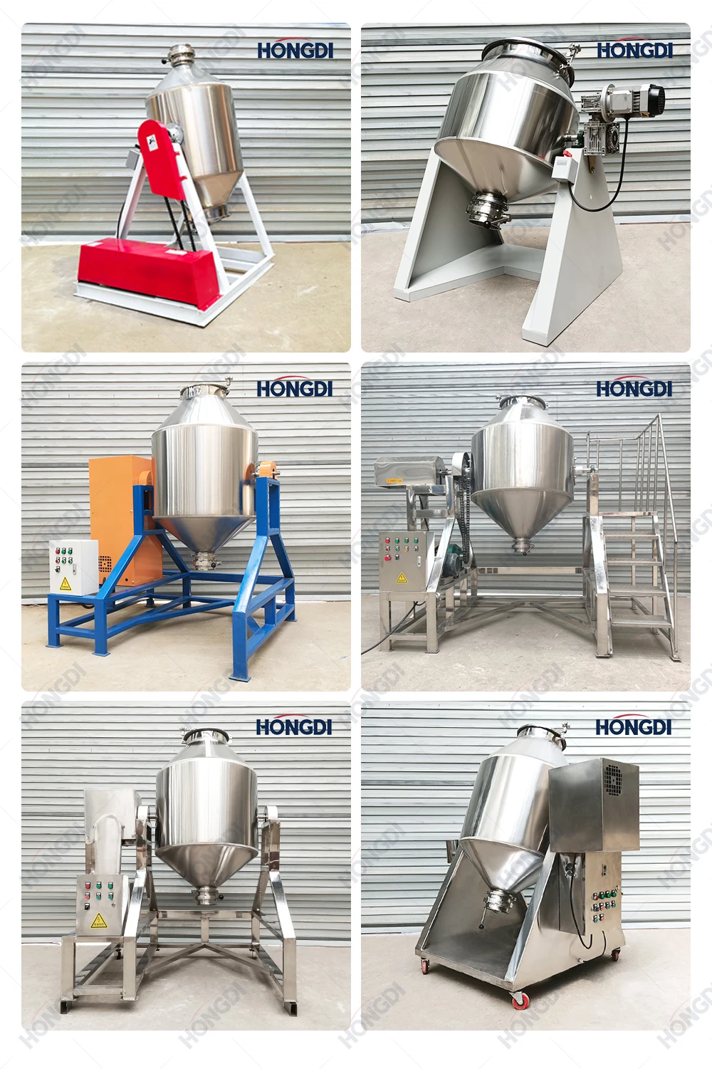 Laboratory Type Conical Mixer Mixing Machine For Spice Powder Additive