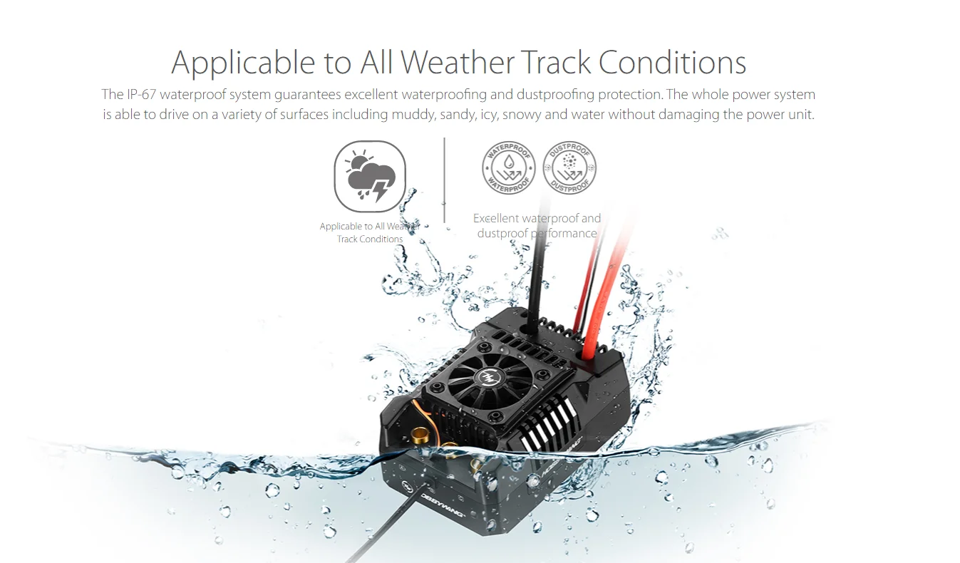 Max4 HV Sensored Brushless ESC with 70125SD Sensored Motor Waterproof Power Kit For Scale Car RC Car supplier