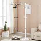 Hanger Jacket Hanger Coat Stand Standing Entryway Coat Rack Tree Hat Hanger Holder Jacket Stand Base Metal Black