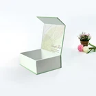 Pink Gift Box Custom Size Pink Green Luxury Magnetic Gift Package Paper Box