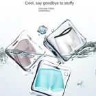 Silk Underwear Wholesale Summer Ultra Thin Men's Ice Silk Full Open Mesh Men Underwear Boxer Briefs