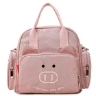 Cute Baby Bag Cute Cartoon Large Capacity Mommy Baby Schoolbag Outdoor Travel Storage Mother Care Baby Bag