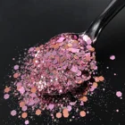 Nail Christmas Glitter For Nails Wholesale Bulk Rose Gold Chunky Glitter For Nail Christmas Craft