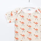 Short Sleeve Baby Short 100% Organic Cotton Infant Clothes Short Sleeve Baby Romper High Quality Newborn Onesie Infant