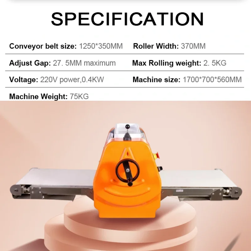 Fabriquer Table Bench Top Benchtop Potable Dough Pastry Sheeter