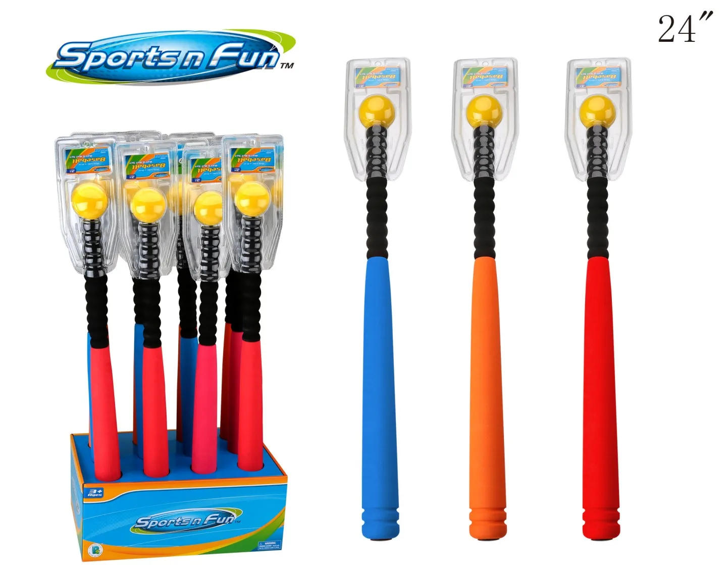 product foam baseball bat ball set for children soft toss training safe sports game for backyard indoor outdoor school 21 24 inch-4