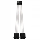 16AWG RTX 12Pin To Dual 8P PCIe Sleeved Extension Cable Connector For NVIDIA Ampere GEFORCE RTX 3060ti 3070 3080 3090