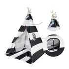 Tent Teepee Teepee Tent New Design Stripe Kids Play Tent Children Playhouse Indian Teepee