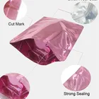 Vacuum Packaging Vacuum Airtight Open Top Flat Zipper Stand Up Coffee Powder Packaging Bag